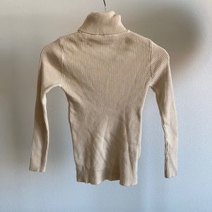 Cream turtleneck sweater
